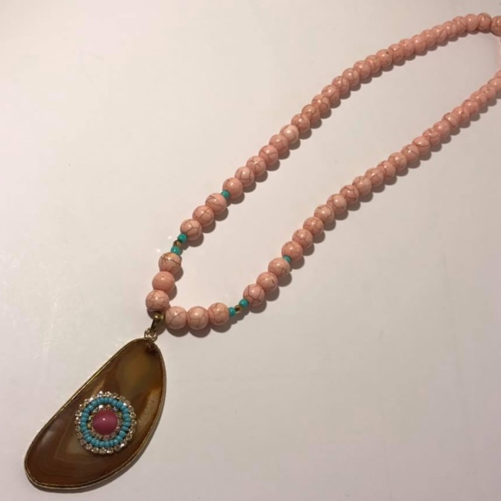 Pink necklace